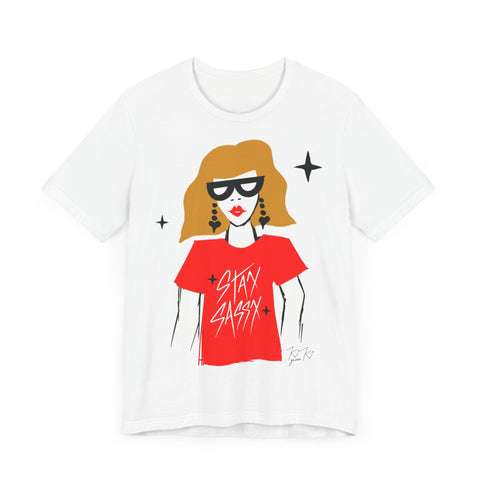 Stay Sassy: Illustrated Graphic T-Shirt. EU order.