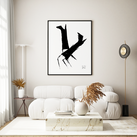 Oh La La - Illustrated Art Print.