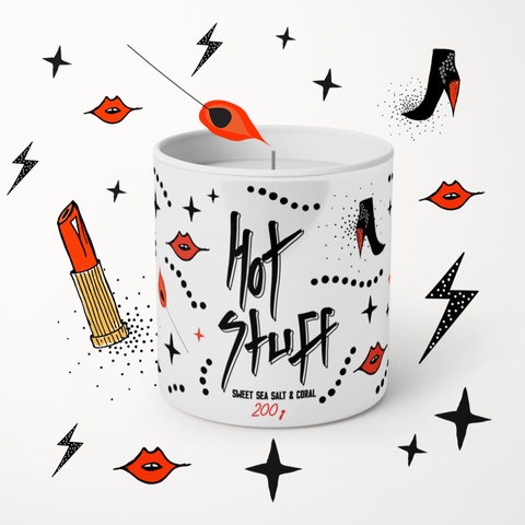 The "Hot Stuff" Candle- 200 g scented candle by Kiki Gunn