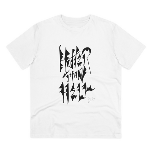 Hotter Than Hell - Illustrated Organic Cotton T-shirt
