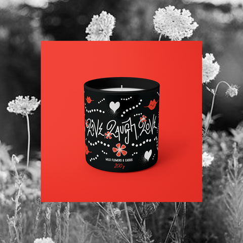 LIVE, LAUGH, LOVE: Luxe Soy Wax Candle.