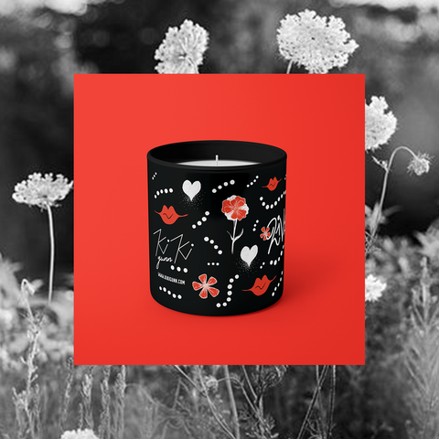 LIVE, LAUGH, LOVE: Luxe Soy Wax Candle.