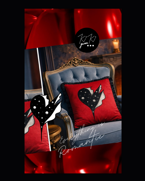 Romantic - Velour Accent Cushion