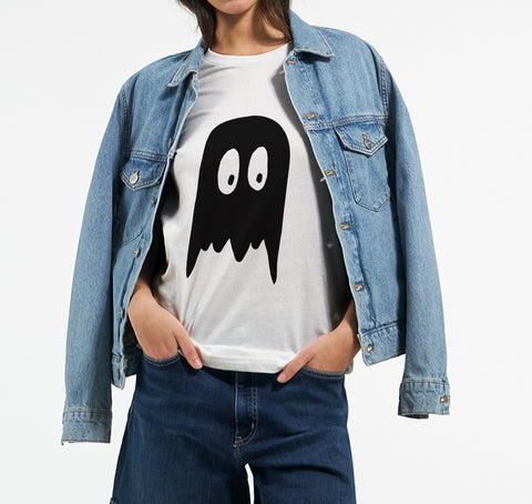 The BOO Ghost T-Shirt. Halloween Inspired Ghost T-Shirt.