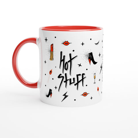 HOT STUFF - 11oz Ceramic Mug. Birthday Mug / Valentine's Mug