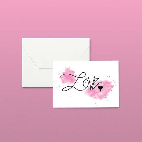 LOVE - Pink Script