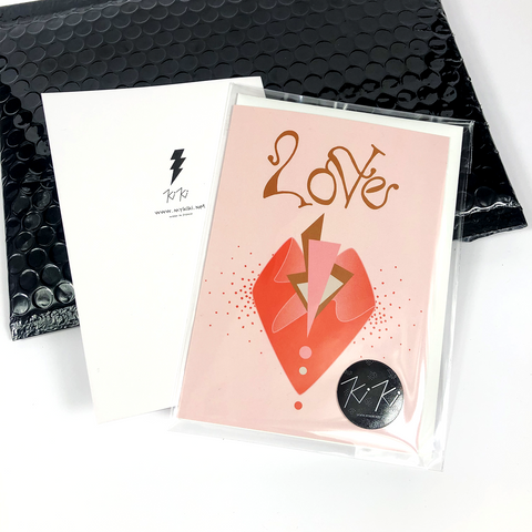 LOVE - Ornate Pink