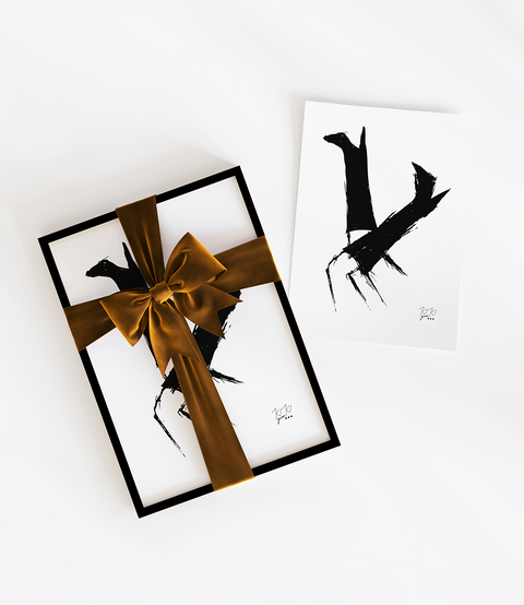 Oh La La - Illustrated Art Print.