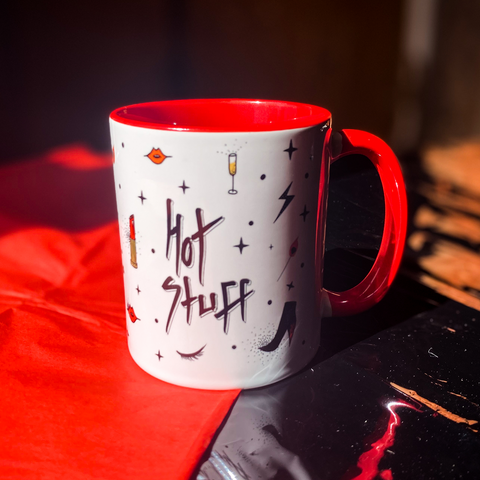 HOT STUFF - 11oz Ceramic Mug. Birthday Mug / Valentine's Mug