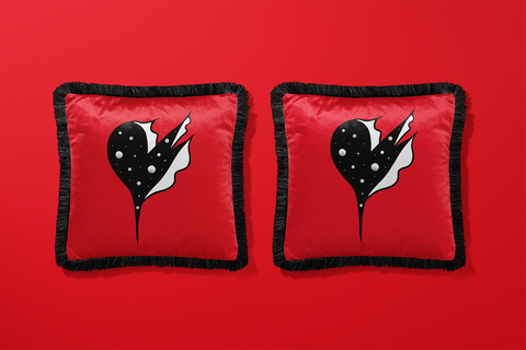 Romantic - Velour Accent Cushion