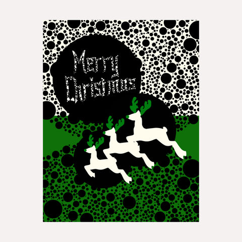 MERRY CHRISTMAS - REINDEER - Christmas Card