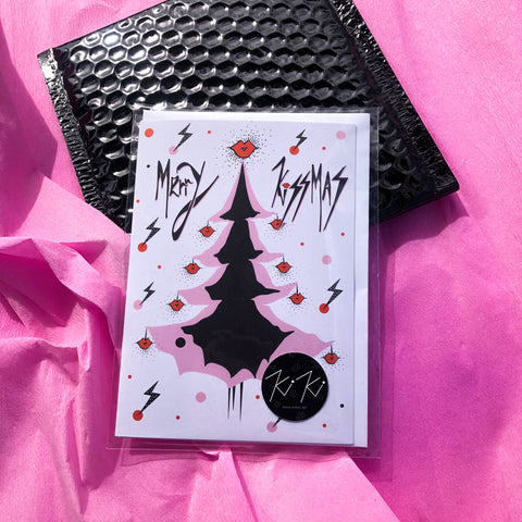 « Joyeux baisers » : pack de cartes de Noël.