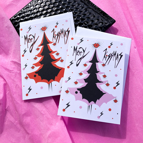 « Joyeux baisers » : pack de cartes de Noël.