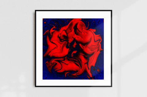 "Velveteen Dream" -  Luxury Art Print. Statement wall decor. Rouge